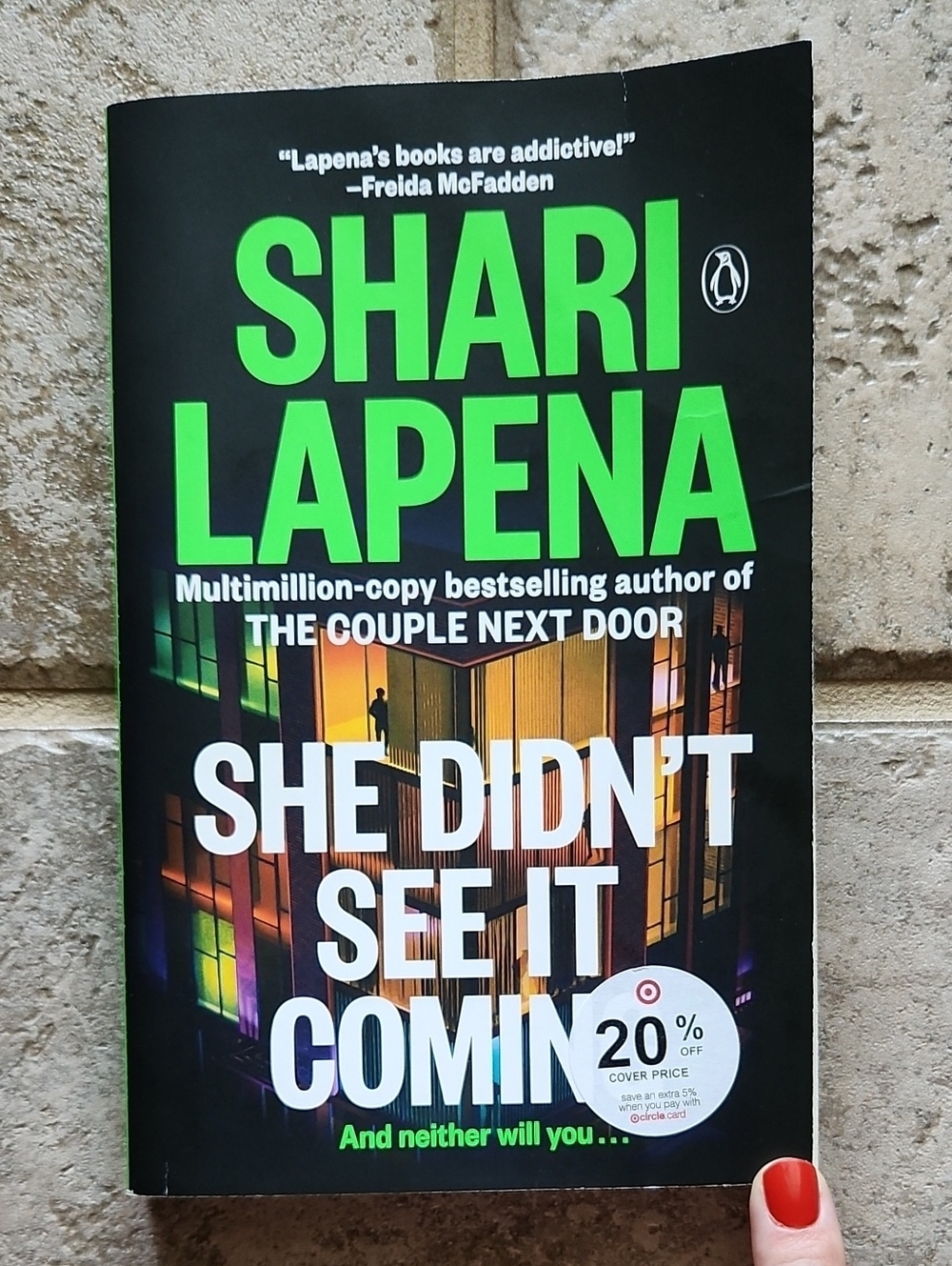 She Didn't See It Coming by Shari Lapina, Paperback